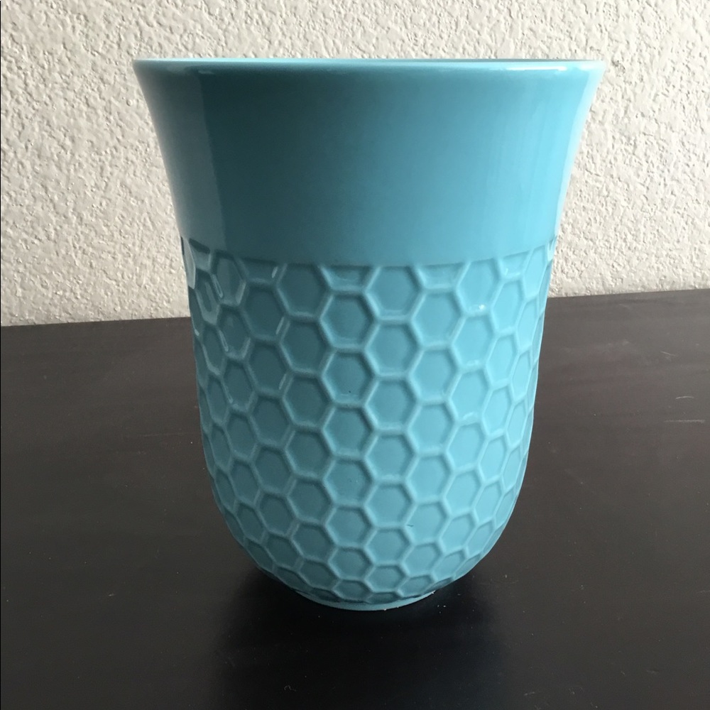 New blue vase